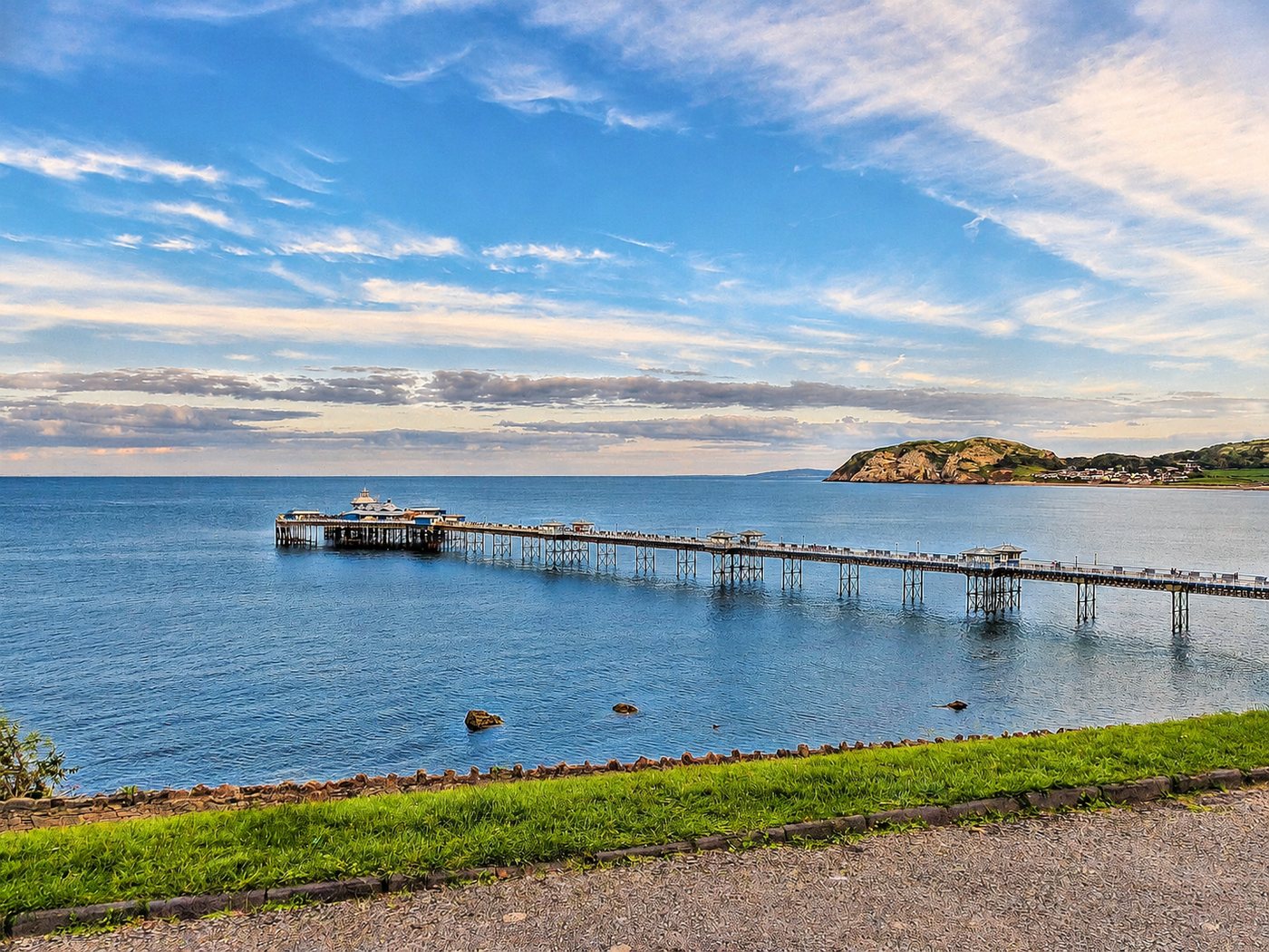 Llandudno Pier and bay